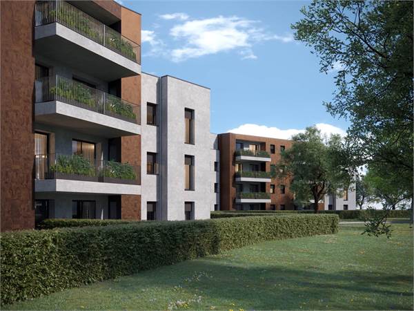 Attico con terrazzo,  garage,  posto auto e cantina a Castel Maggiore- Harmonia 