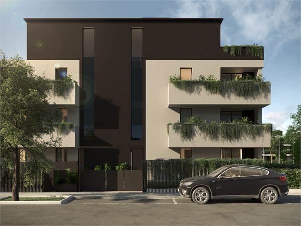 Iconia - Trilocale Esclusivo con Doppio Terrazzo Living a Marebello di Rimini